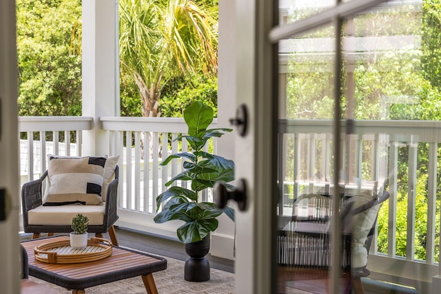 interior space featuring plenty of natural light