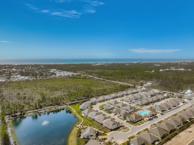 183 Pine Lake Dr, Santa Rosa Beach, FL 32459 - birds eye view of property with a water view and a residential view