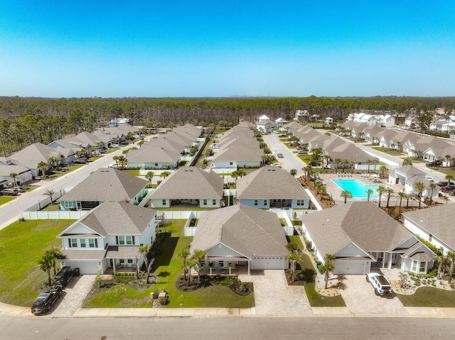 183 Pine Lake Dr, Santa Rosa Beach, FL 32459 - drone / aerial view with a residential view