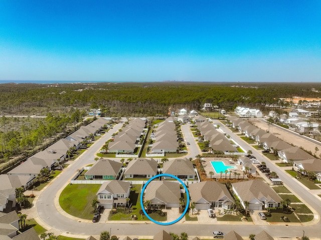 183 Pine Lake Dr, Santa Rosa Beach, FL 32459 - birds eye view of property with a residential view