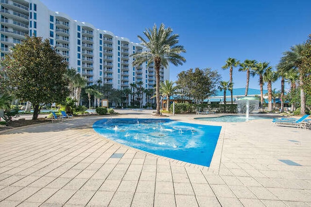 view of pool