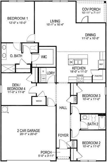 3074 Heritage Plantation Blvd, Laurel Hill, FL 32567 - view of layout