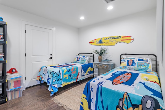 489 Regatta Bay Blvd, Destin, FL 32541 - bedroom featuring wood finished floors and recessed lighting