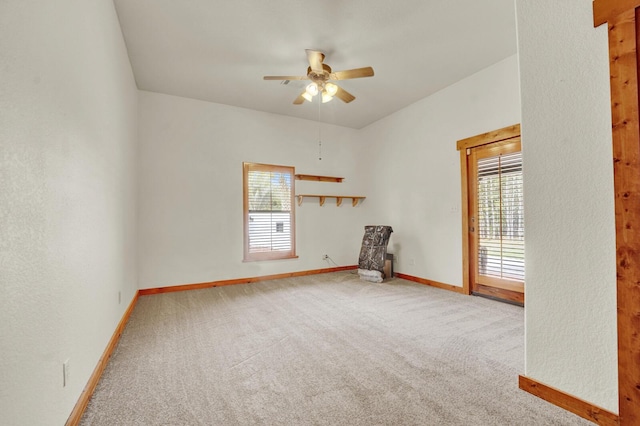 35 Blue Bayou Dr, Santa Rosa Beach, FL 32459 - empty room featuring healthy amount of natural light, ceiling fan, and carpet floors