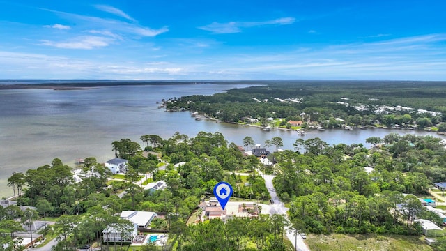 35 Blue Bayou Dr, Santa Rosa Beach, FL 32459 - bird's eye view of a nearby body of water