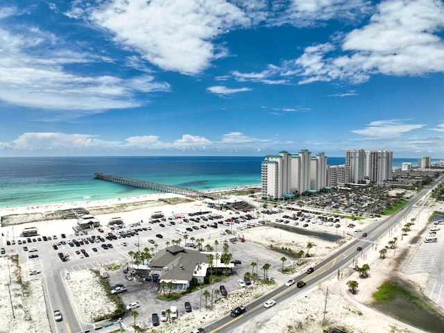 view of urban area featuring a nearby body of water