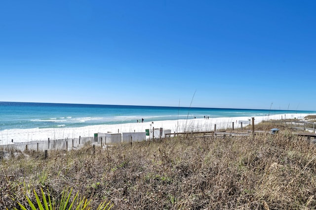 water view with a beach view
