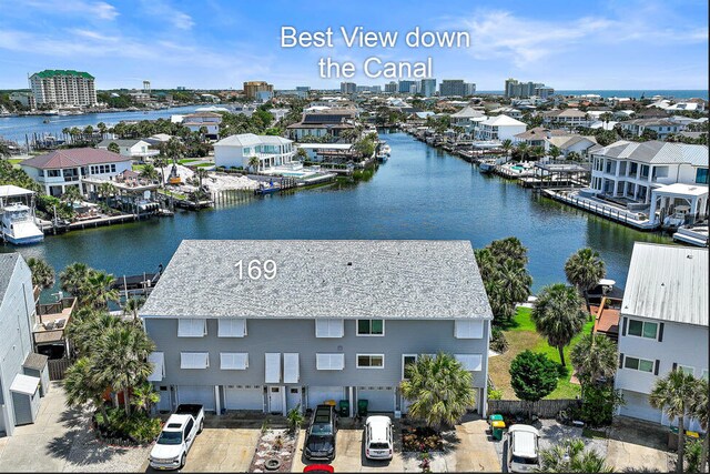 169 Durango Rd, Destin, FL 32541 - bird's eye view featuring a water view