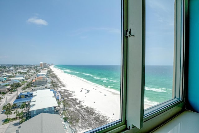 8601 Surf Dr Unit 14E, Panama City Beach, FL 32408 - water view with a beach view