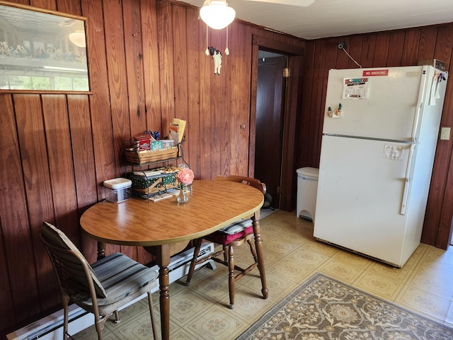 258 Briar Rd, Defuniak Springs, FL 32433 - dining area featuring wooden walls