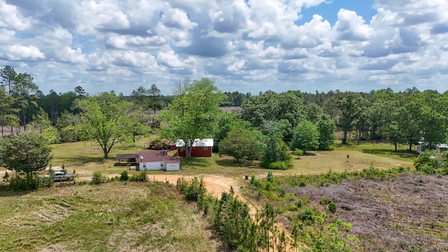 258 Briar Rd, Defuniak Springs, FL 32433 - aerial view of sparsely populated area with a heavily wooded area