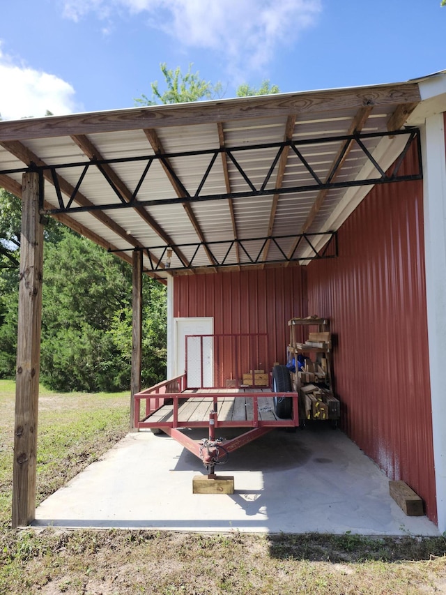 258 Briar Rd, Defuniak Springs, FL 32433 - view of patio featuring a carport