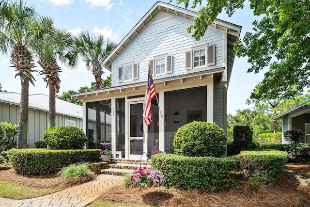 132 Carson Oaks Ln, Santa Rosa Beach, FL 32459 - traditional home with a sunroom
