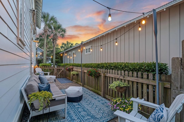132 Carson Oaks Ln, Santa Rosa Beach, FL 32459 - view of patio / terrace featuring fence