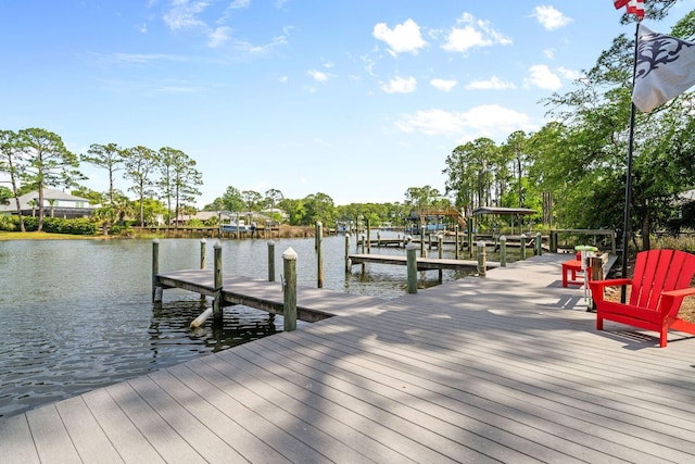132 Carson Oaks Ln, Santa Rosa Beach, FL 32459 - dock area with a water view