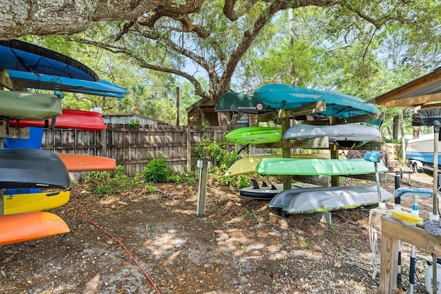 132 Carson Oaks Ln, Santa Rosa Beach, FL 32459 - view of yard featuring fence