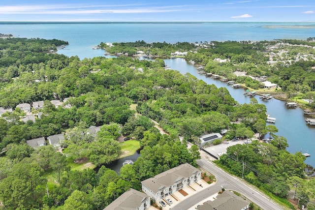 132 Carson Oaks Ln, Santa Rosa Beach, FL 32459 - aerial view with a water view