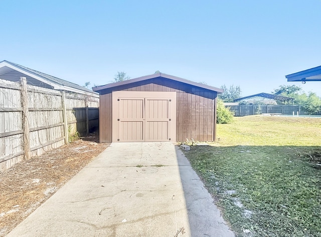 2710 Rutgers Dr, Panama City, FL 32405 - view of shed featuring fence