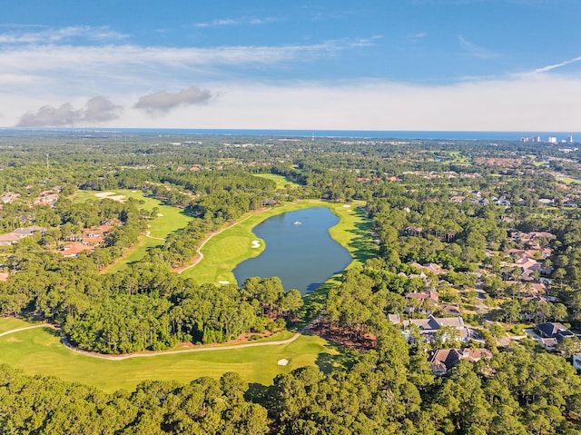 2928 Pine Valley Dr, Miramar Beach, FL 32550 - aerial view with a water view and golf course view