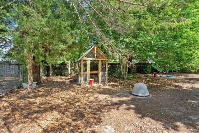 612 Moss Dr, Crestview, FL 32536 - view of jungle gym with fence