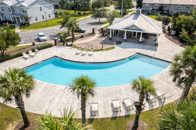 community pool featuring a patio