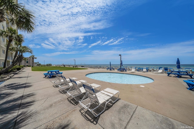 5801 Thomas Dr Unit 620, Panama City Beach, FL 32408 - pool with a patio area
