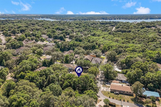 1901 Cottage Grove Ln Unit 1, Niceville, FL 32578 - drone / aerial view of a heavily wooded area and a nearby body of water