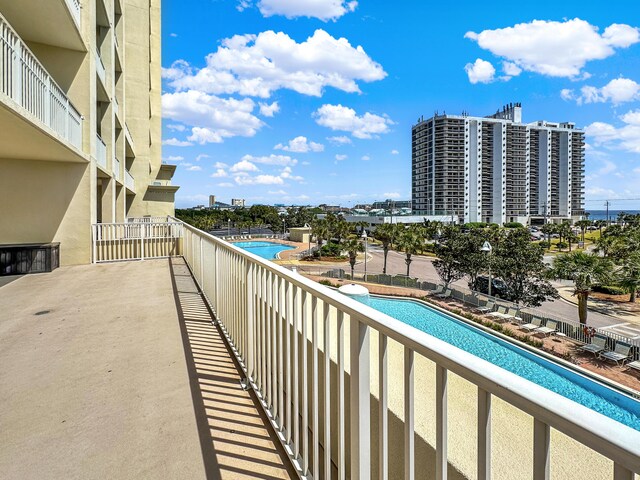 112 Seascape Dr Unit 310, Miramar Beach, FL 32550 - balcony featuring view of pool