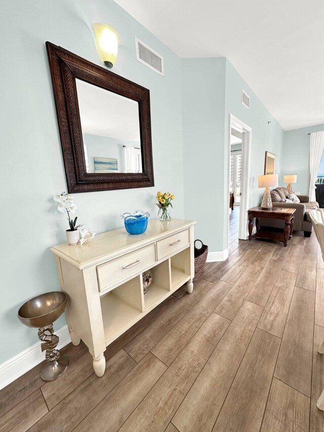 112 Seascape Dr Unit 310, Miramar Beach, FL 32550 - hall with light wood-style floors and baseboards
