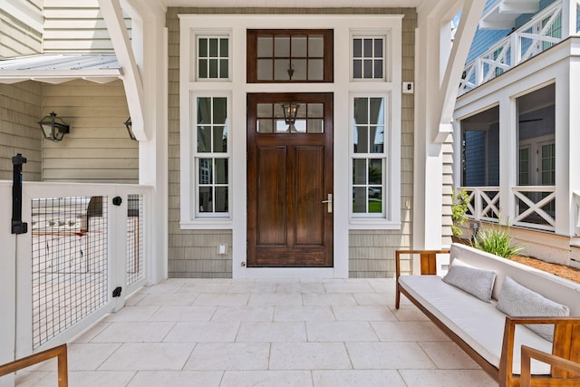 28 Rainer Ln, Inlet Beach, FL 32461 - property entrance with outdoor lounge area