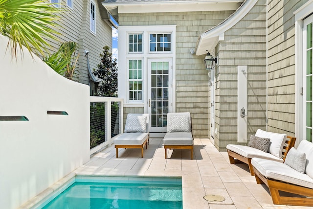 28 Rainer Ln, Inlet Beach, FL 32461 - view of patio / terrace featuring outdoor lounge area and an outdoor pool