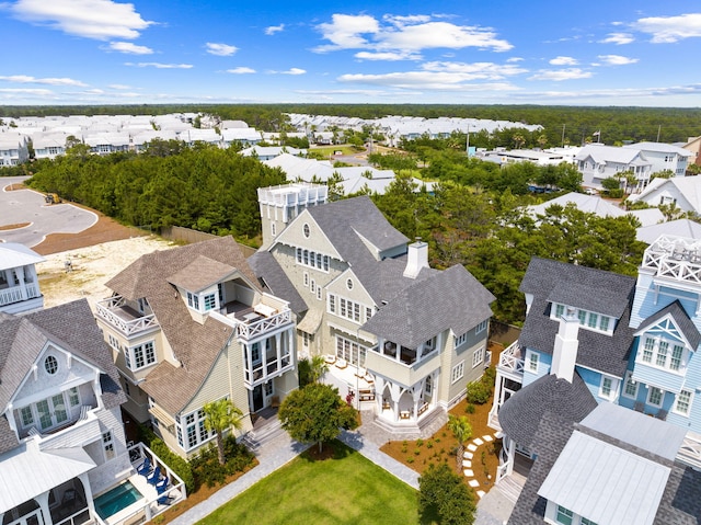 28 Rainer Ln, Inlet Beach, FL 32461 - drone / aerial view with a residential view