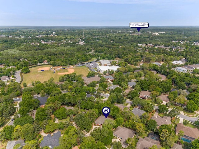 drone / aerial view