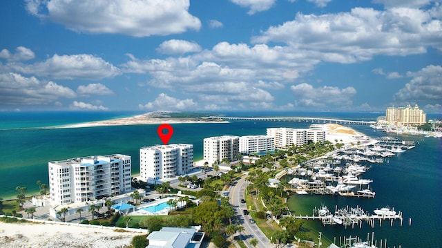 240 Gulf Shore Dr Unit 433, Destin, FL 32541 - view of urban area featuring a nearby body of water and a marina
