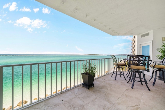240 Gulf Shore Dr Unit 433, Destin, FL 32541 - balcony with view of water and beach
