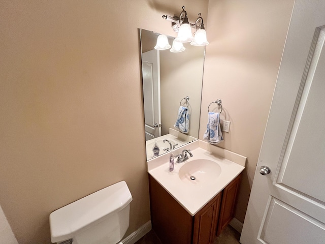 829 Fairview Dr Unit 1, Fort Walton Beach, FL 32548 - bathroom featuring toilet and vanity