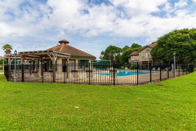 674 Emerald Bay Dr, Destin, FL 32541 - community pool with a pergola