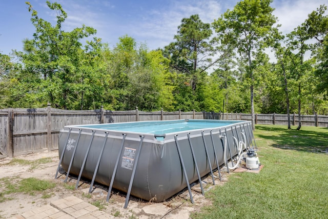 6444 Welannee Blvd, Laurel Hill, FL 32567 - view of pool featuring view of wooded area