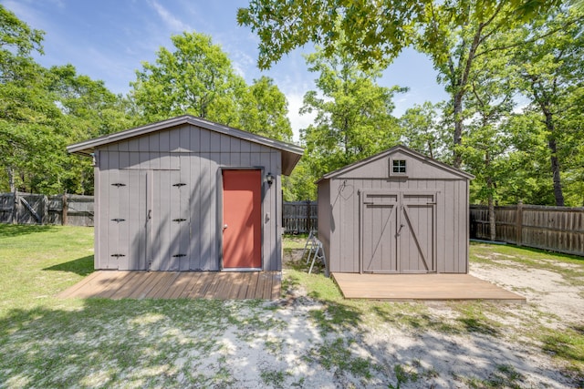 6444 Welannee Blvd, Laurel Hill, FL 32567 - view of shed featuring view of wooded area