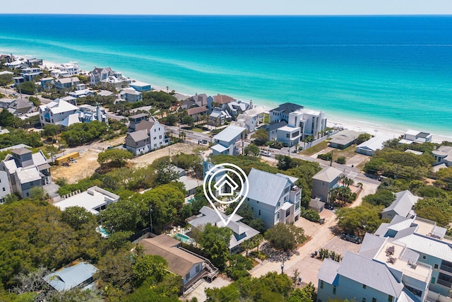 50 Camellia St, Santa Rosa Beach, FL 32459 - aerial view of residential area with unending shoreline
