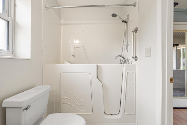 1501 Royal Palm Dr, Niceville, FL 32578 - bathroom featuring toilet and wood finished floors