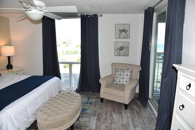900 Gulf Shore Dr Unit 3042, Destin, FL 32541 - bedroom featuring wood finished floors and multiple windows
