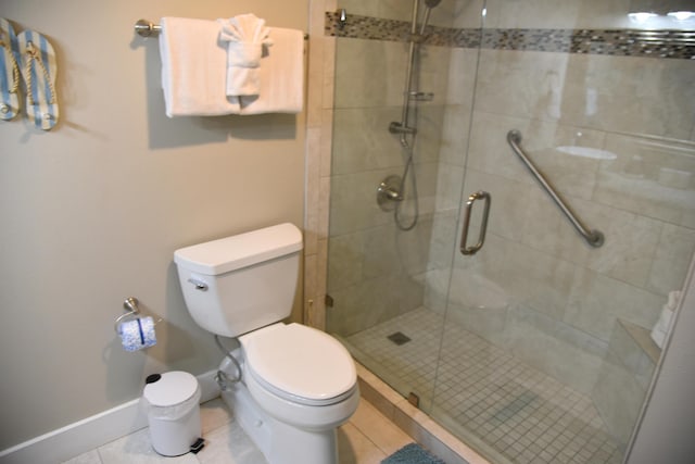 900 Gulf Shore Dr Unit 3042, Destin, FL 32541 - full bathroom featuring toilet, tile patterned flooring, and a stall shower
