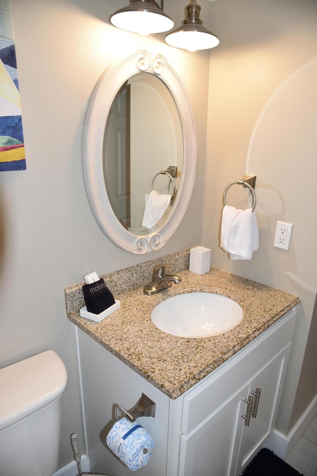 900 Gulf Shore Dr Unit 3042, Destin, FL 32541 - half bathroom featuring vanity and toilet