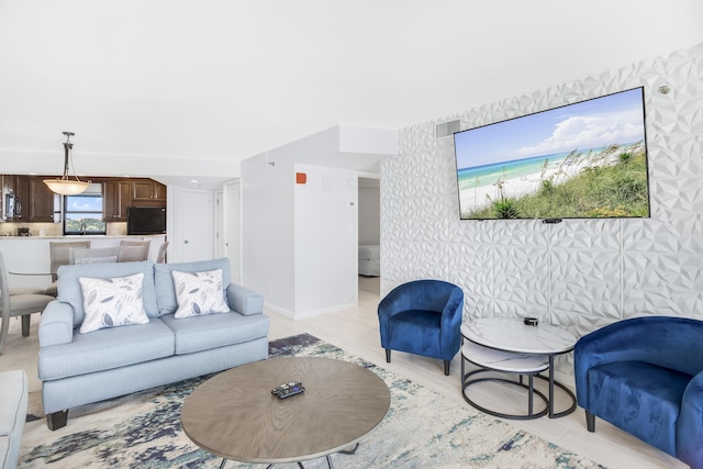 900 Gulf Shore Dr Unit 3042, Destin, FL 32541 - living area with light wood finished floors and baseboards