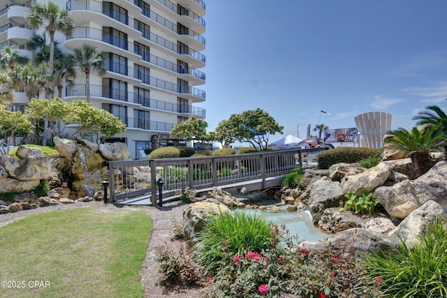 11757 Front Beach Rd Unit W600, Panama City Beach, FL 32407 - view of community with a garden pond