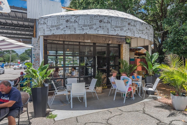 view of patio / terrace featuring outdoor dining area