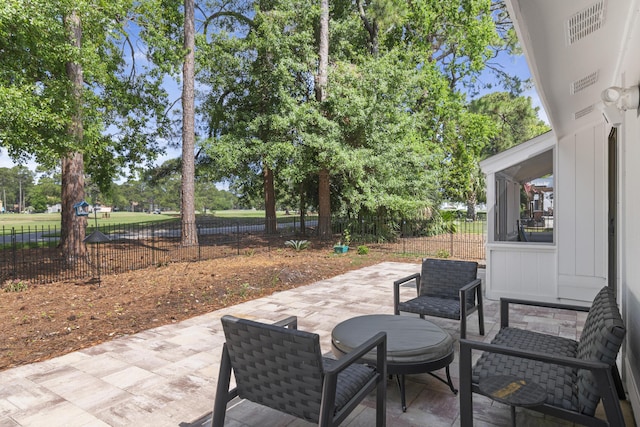 399 Linkside Dr, Miramar Beach, FL 32550 - view of patio featuring a fenced backyard
