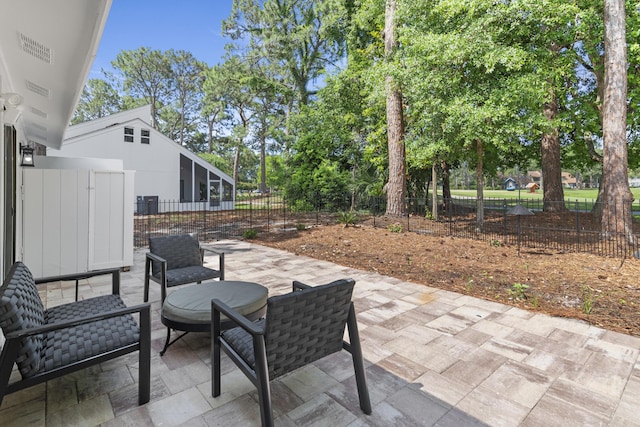399 Linkside Dr, Miramar Beach, FL 32550 - view of patio / terrace with a fenced backyard