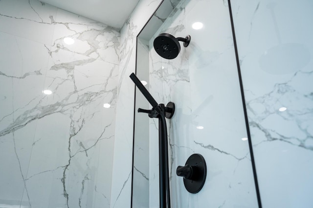 2456 Belmar Ct, Panama City Beach, FL 32408 - details featuring a marble finish shower
